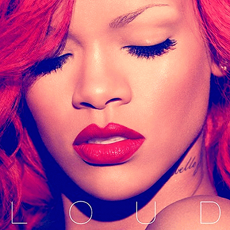 rihanna with red hair loud. Rihanna#39;s Album cover LOUD is